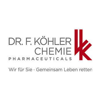 Logo Dr. F. Köhler Chemie. Link führt zur Homepage des Unternehmens