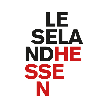 Logo Leseland Hessen. Link führt zur Homepage Leseland Hessen